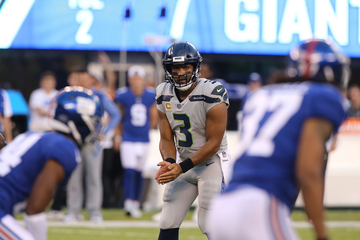 Russell Wilson is reportedly interested in the New York Giants 