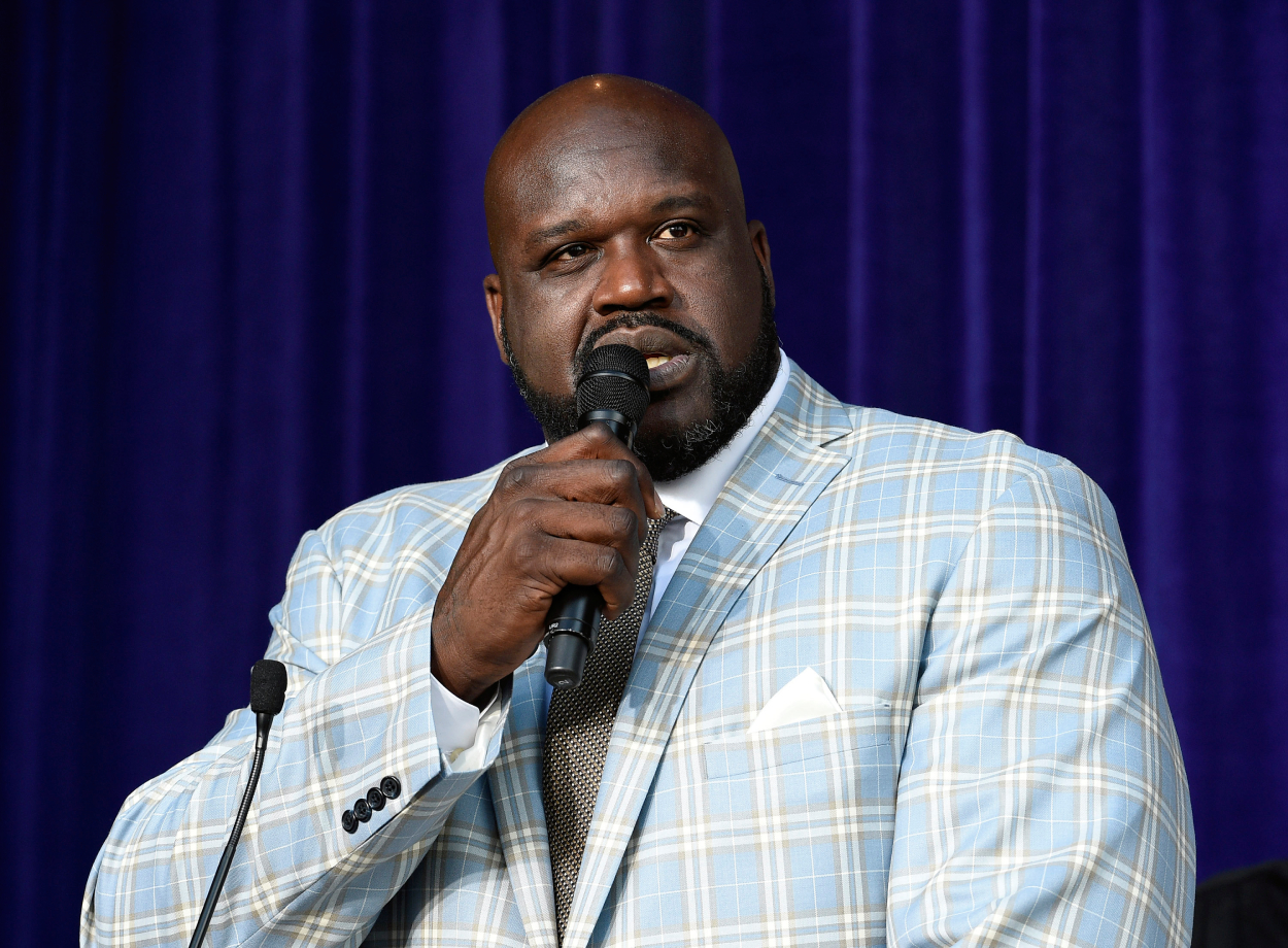 Former Los Angeles Lakers star Shaquille O'Neal in 2017.