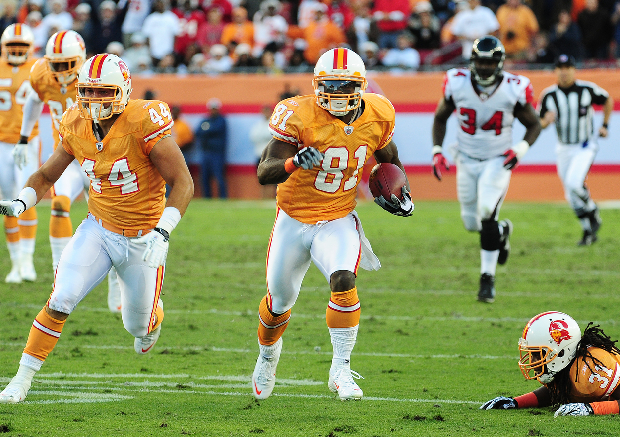 The Tampa Bay Buccaneers' 'Creamsicule' uniforms.