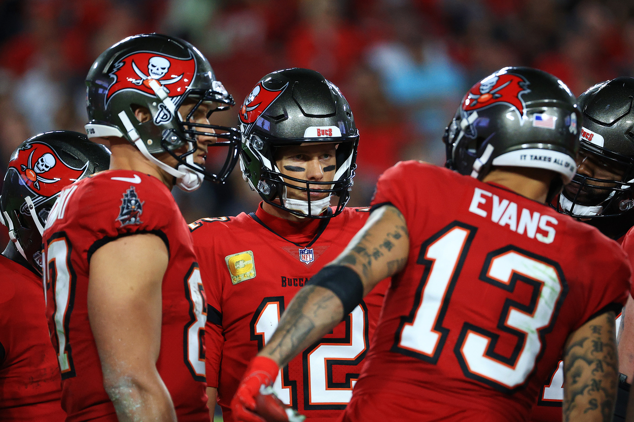 Tom Brady and the Tampa Bay Buccaneers in 2021.