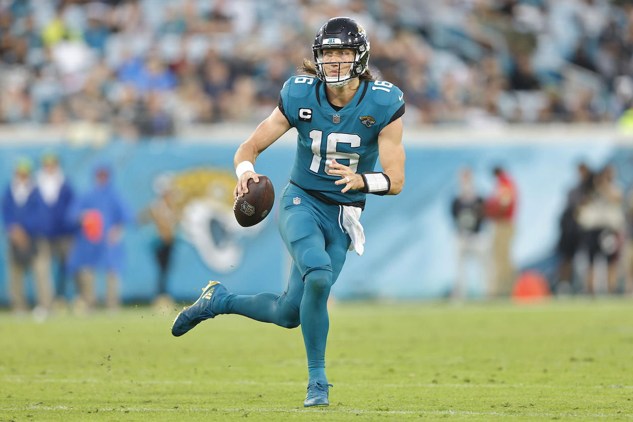 Jaguars QB Trevor Lawrence.