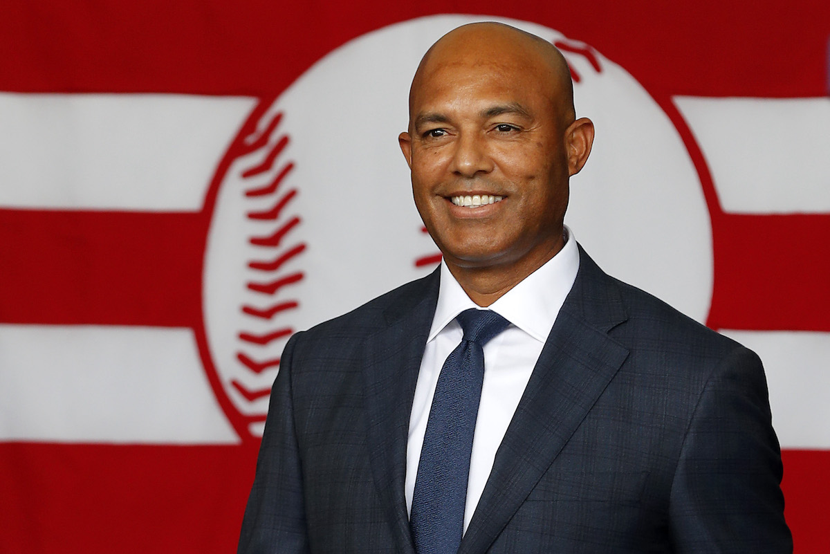 Mariano Rivera attends the 2021 Baseball Hall of Fame induction ceremony