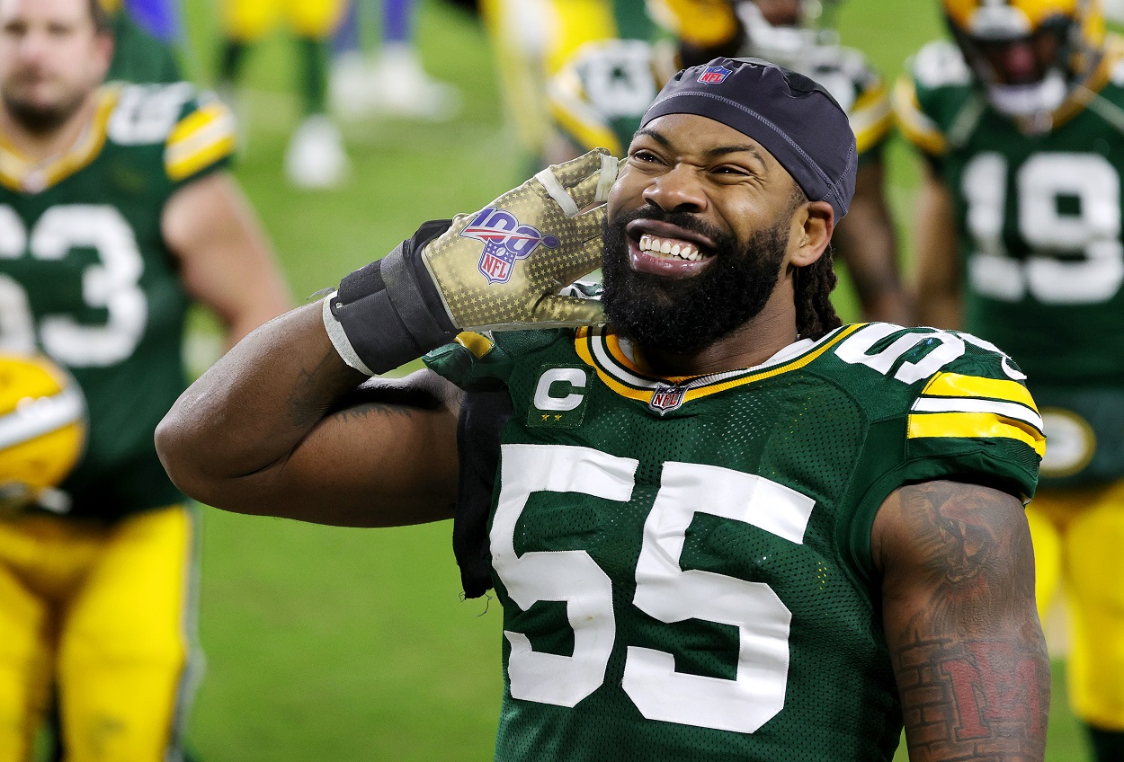 Za'Darius Smith of the Green Bay Packers