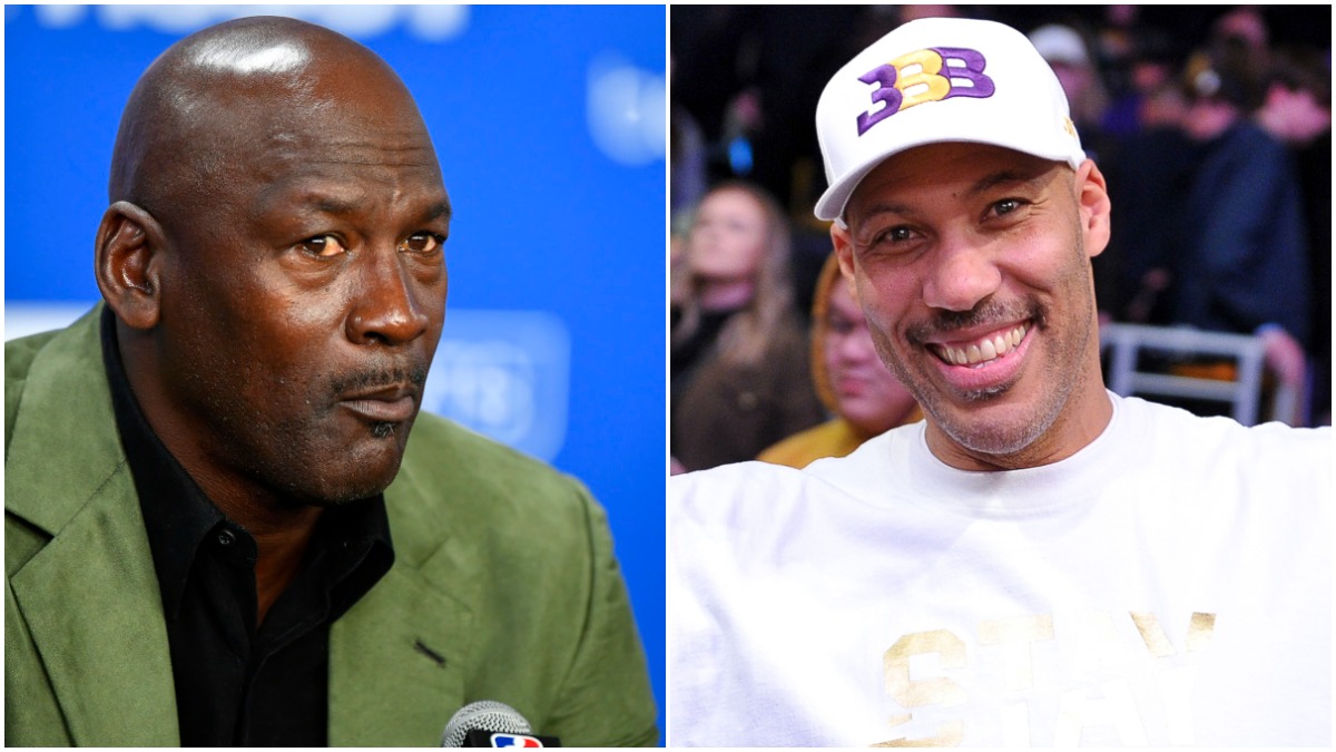 LaVar Ball blasted Michael Jordan when asked if LaMelo Ball gets any advice from the Charlotte Hornets owner.