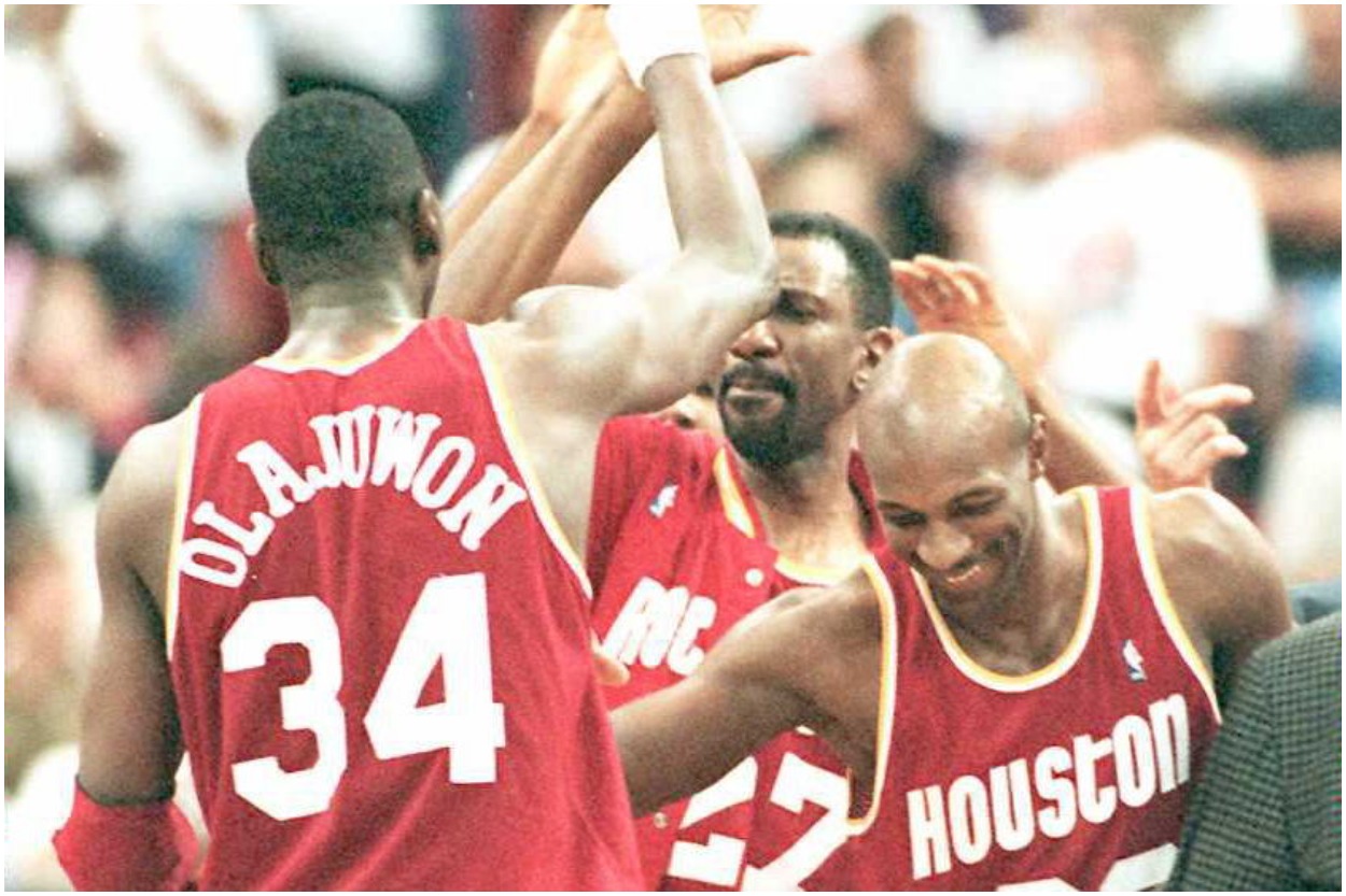 Clyde Drexler Shoots Down the Idea That Michael Jordan’s Retirement Is Why the Houston Rockets Won Back-to-Back Titles