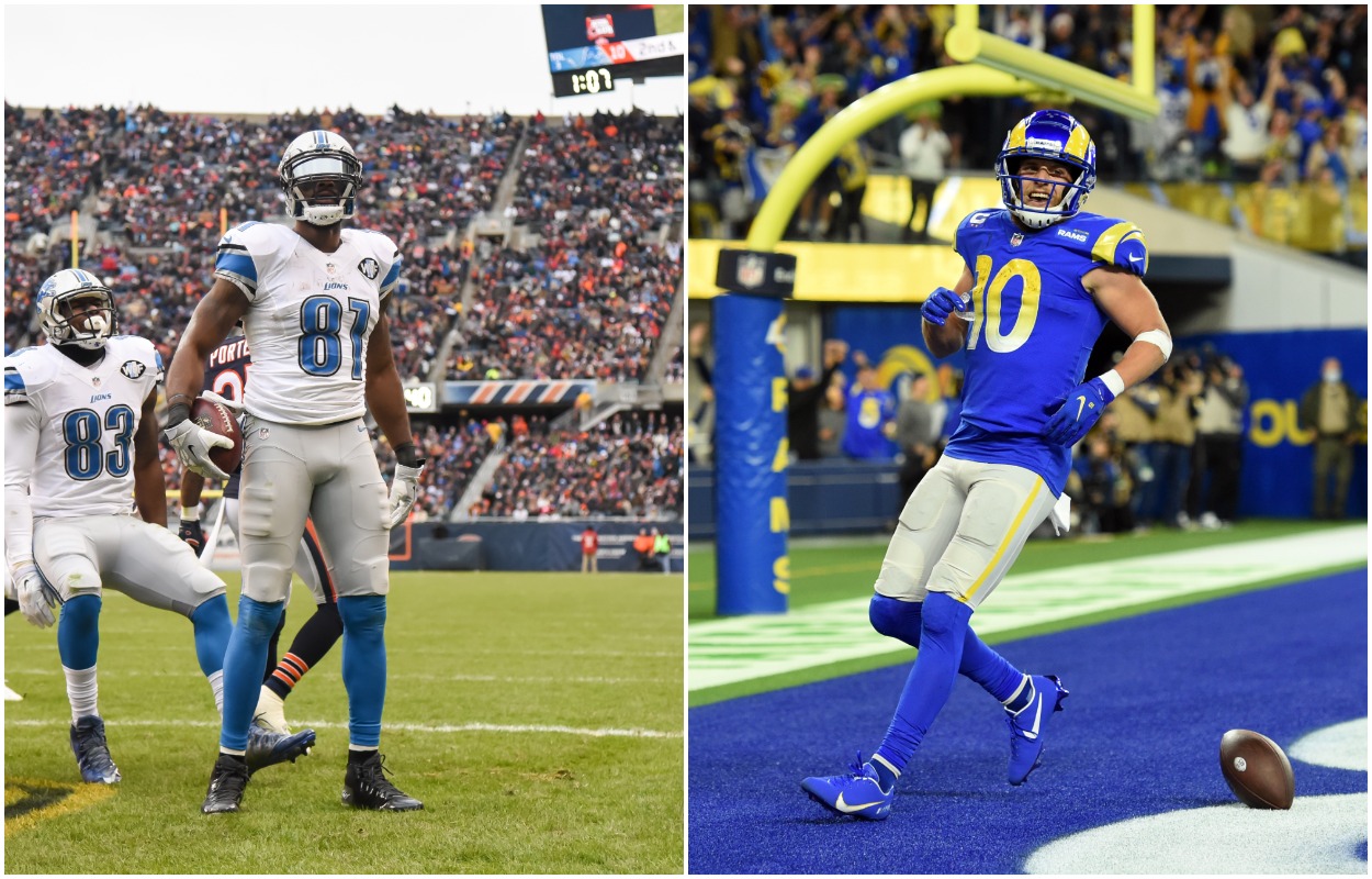 Calvin Johnson and Rams WR Cooper Kupp