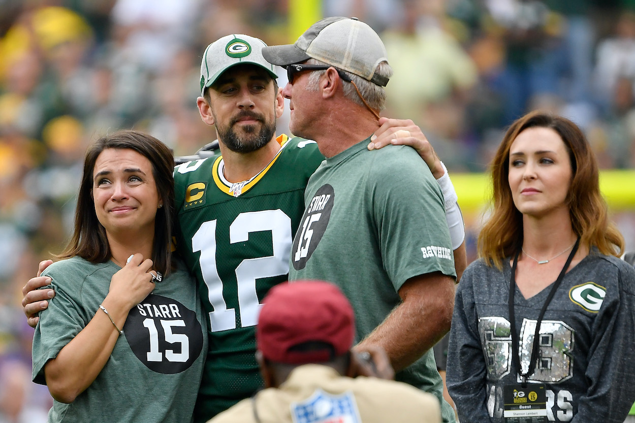 Brett Favre believes Aaron Rodgers has played his final snap in Green Bay.