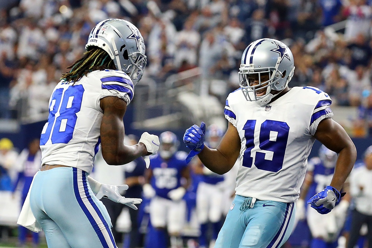 Amari Cooper and CeeDee Lamb of the Dallas Cowboys