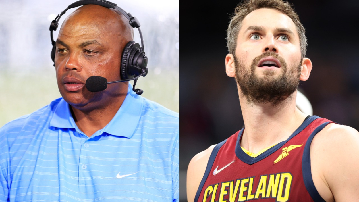 NBA legend Charles Barkley and Cleveland Cavaliers star Kevin Love.