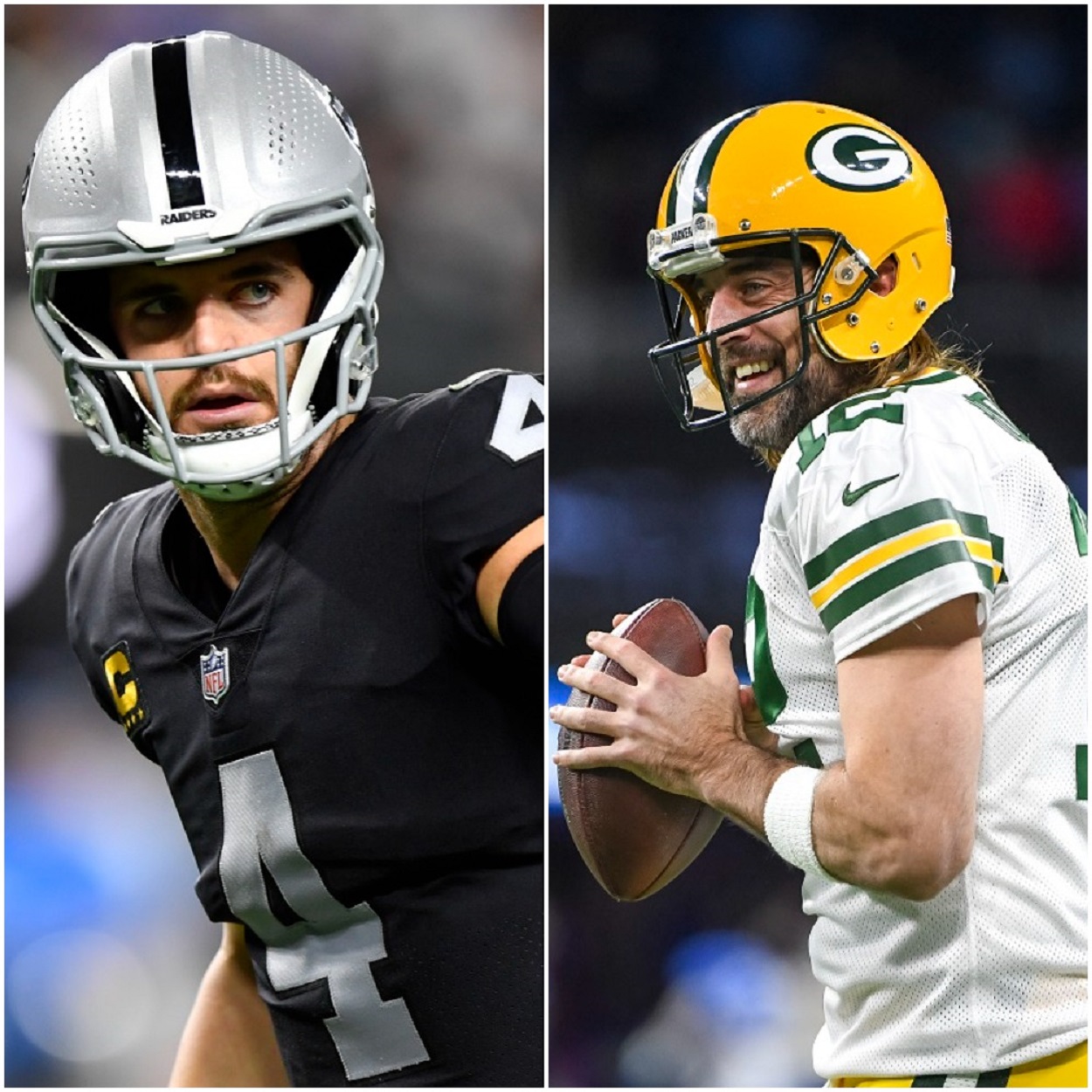 Derek Carr and Aaron Rodgers