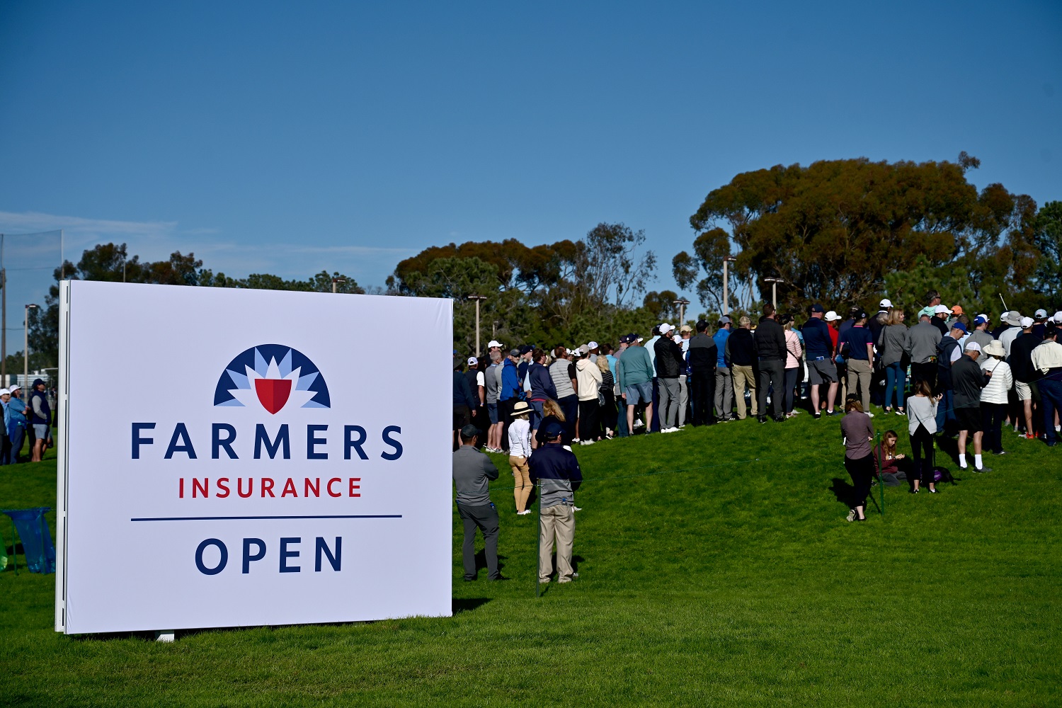 General view of the ninth hole during the first round of The Farmers Insurance Open on the North Course at Torrey Pines Golf Course on Jan. 26, 2022, in La Jolla, California. | Donald Miralle/Getty Images