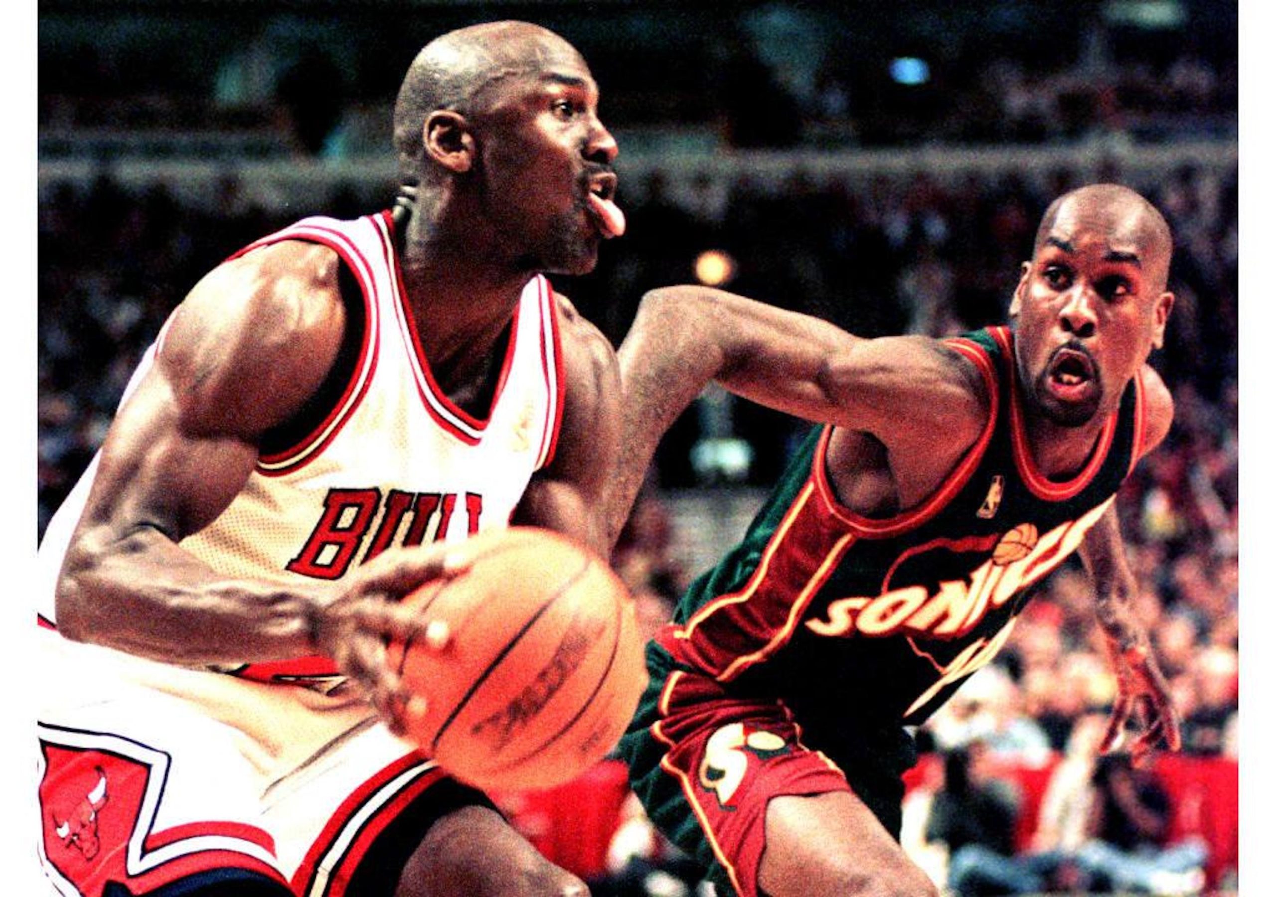 Gary Payton's Backcourt Mate Helped Him Shut Down Michael Jordan in '96 - Sportscasting | Pure Sports