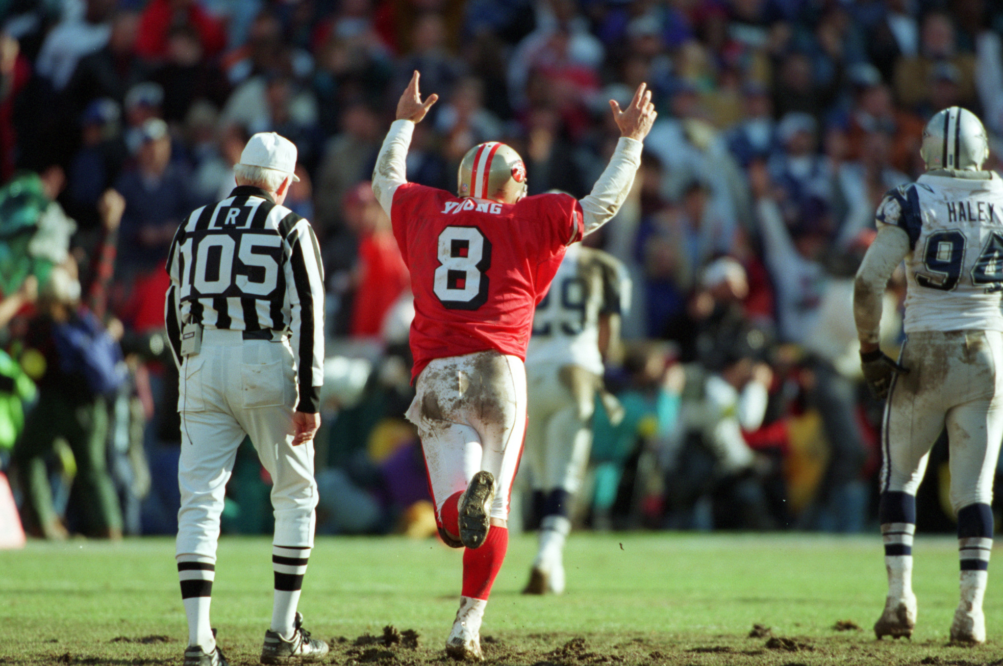 Steve Young finally beats the Cowboys in the 1994 NFC CHampiosnhip Game