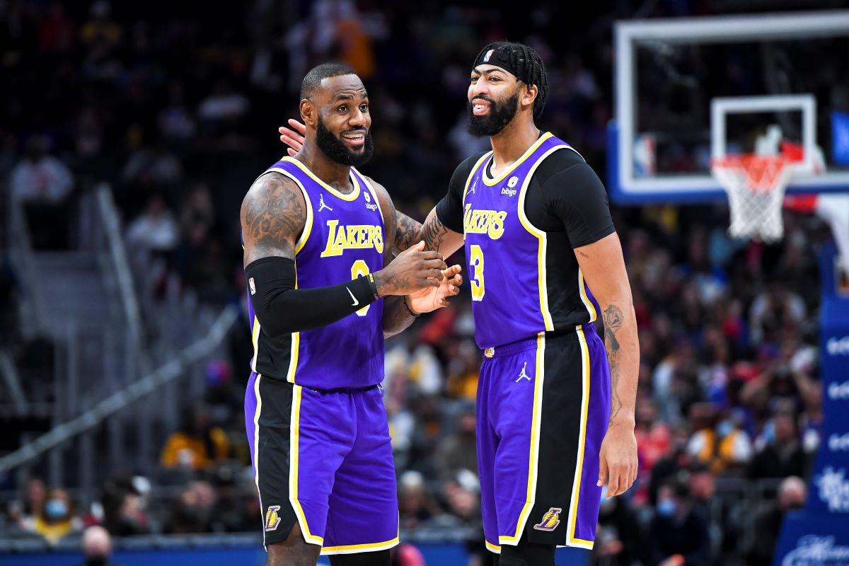 LeBron James Anthony Davis Lakers