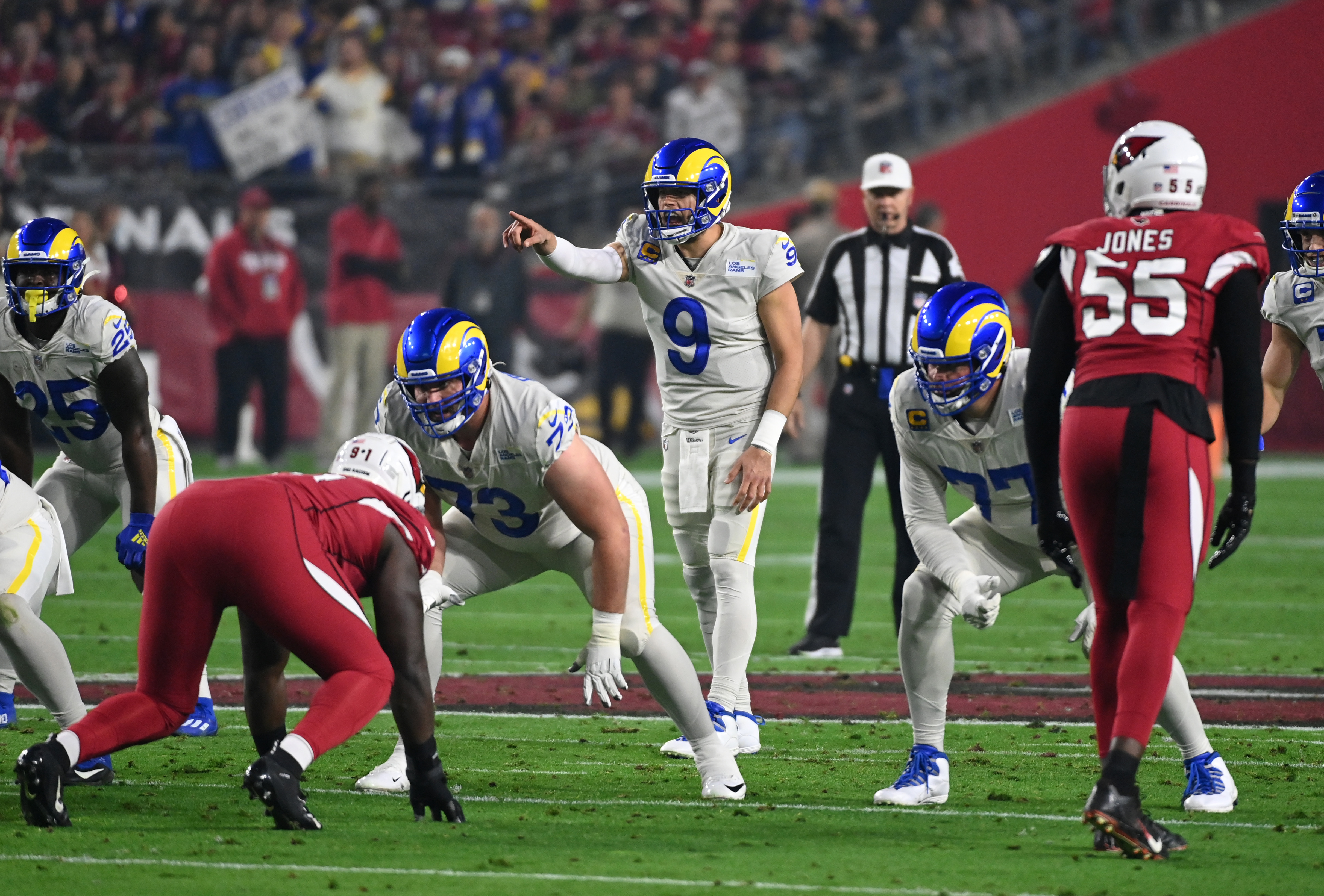 The Rams and Cardinals meet in the playoffs for just the second time Monday
