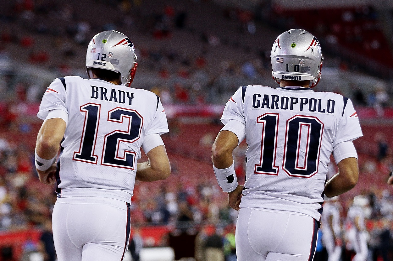 Jimmy Garoppolo's trade in 2017 led to Tom Brady's departure in 2019