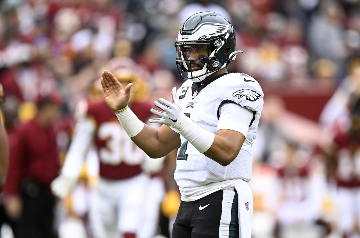 Eagles QB Jalen Hurts.