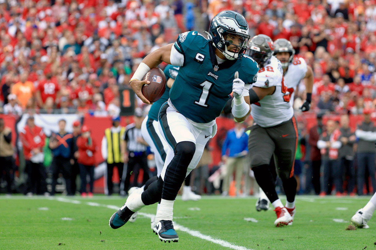 Eagles QB Jalen Hurts.