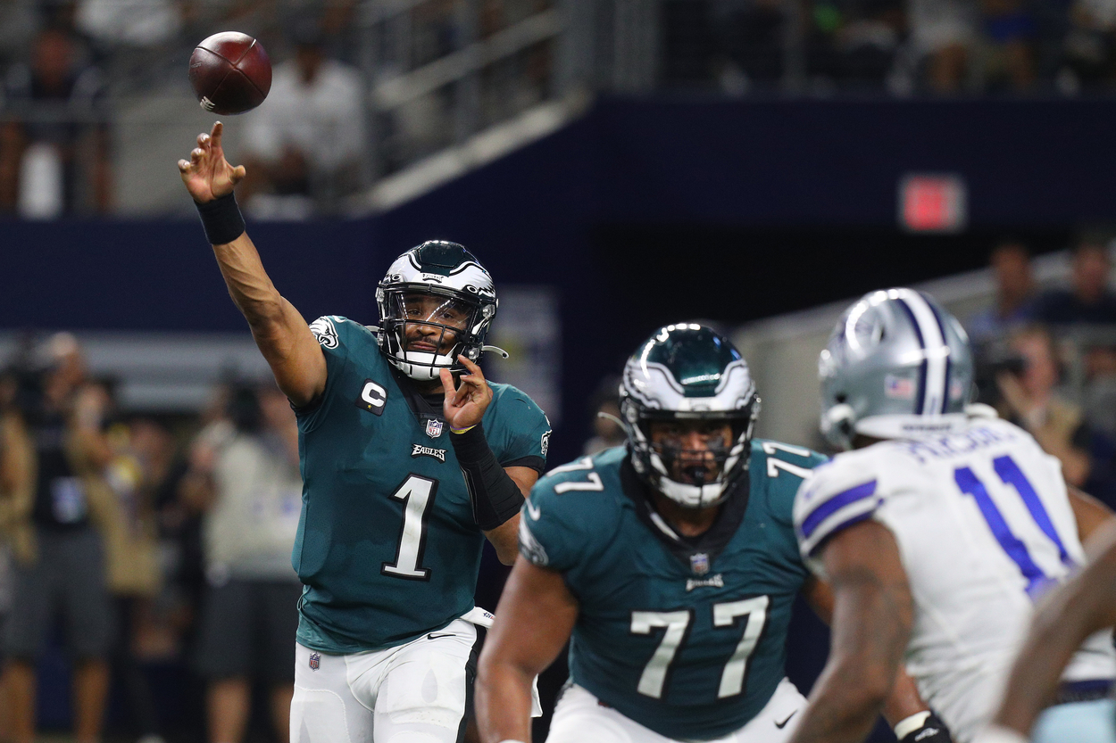 Jalen Hurts and the Philadelphia Eagles faced the Dallas Cowboys in September 2021.