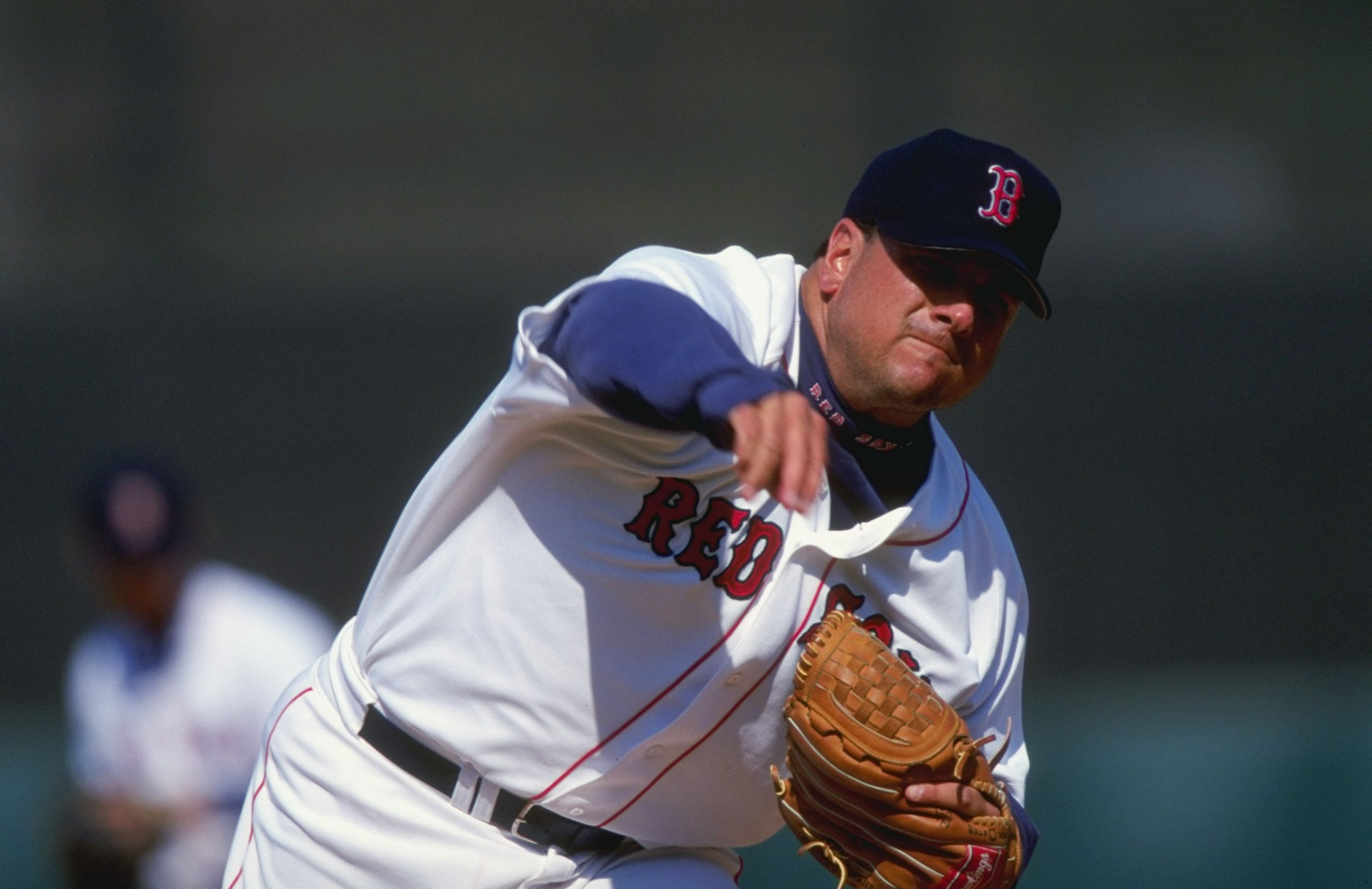 Jim Corsi of the Boston Red Sox delivers a pitch.