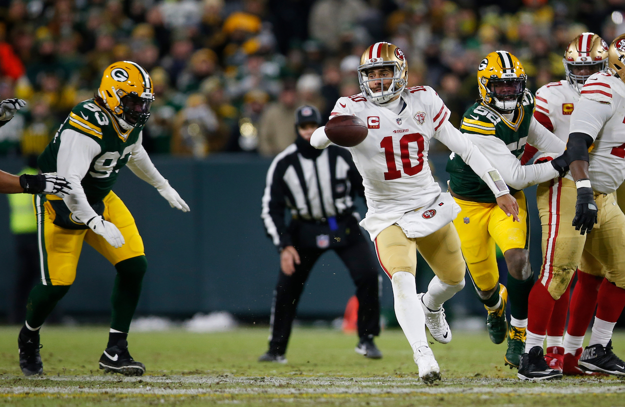 49ers QB Jimmy Garoppolo.