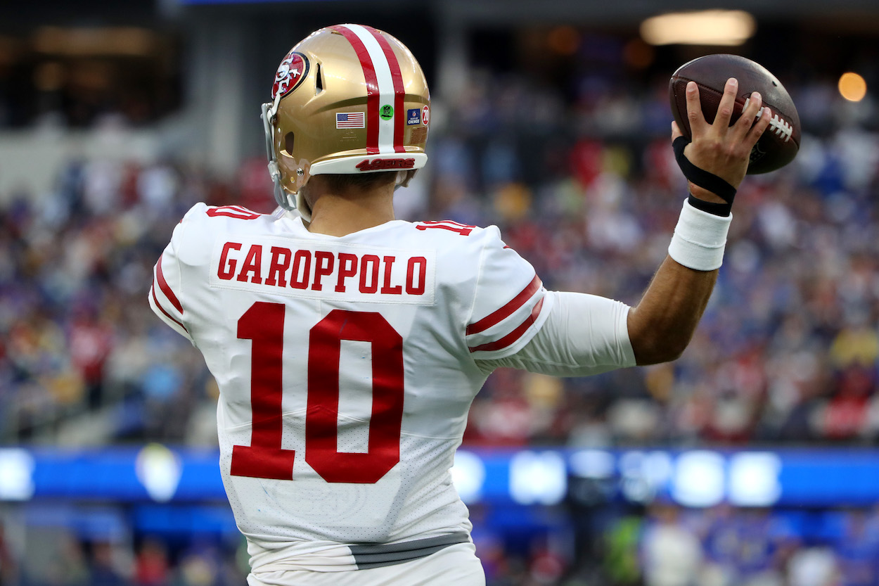 49ers QB Jimmy Garoppolo.