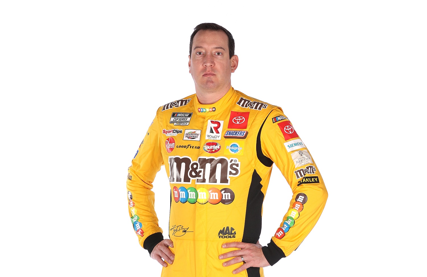 NASCAR driver Kyle Busch during NASCAR Production Days at Fox Sports Studios on Jan. 19, 2021, in Charlotte, North Carolina. | Chris Graythen/Getty Images