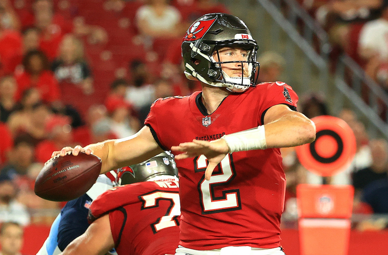 Buccaneers QB Kyle Trask.