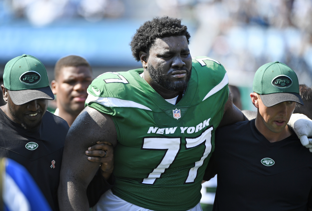 ESPN’s Damien Woody Is Concerned About Jets’ Mekhi Becton’s Durability, Potential Weight Problems: ‘He Needs to Get In the Best Shape of His Life’