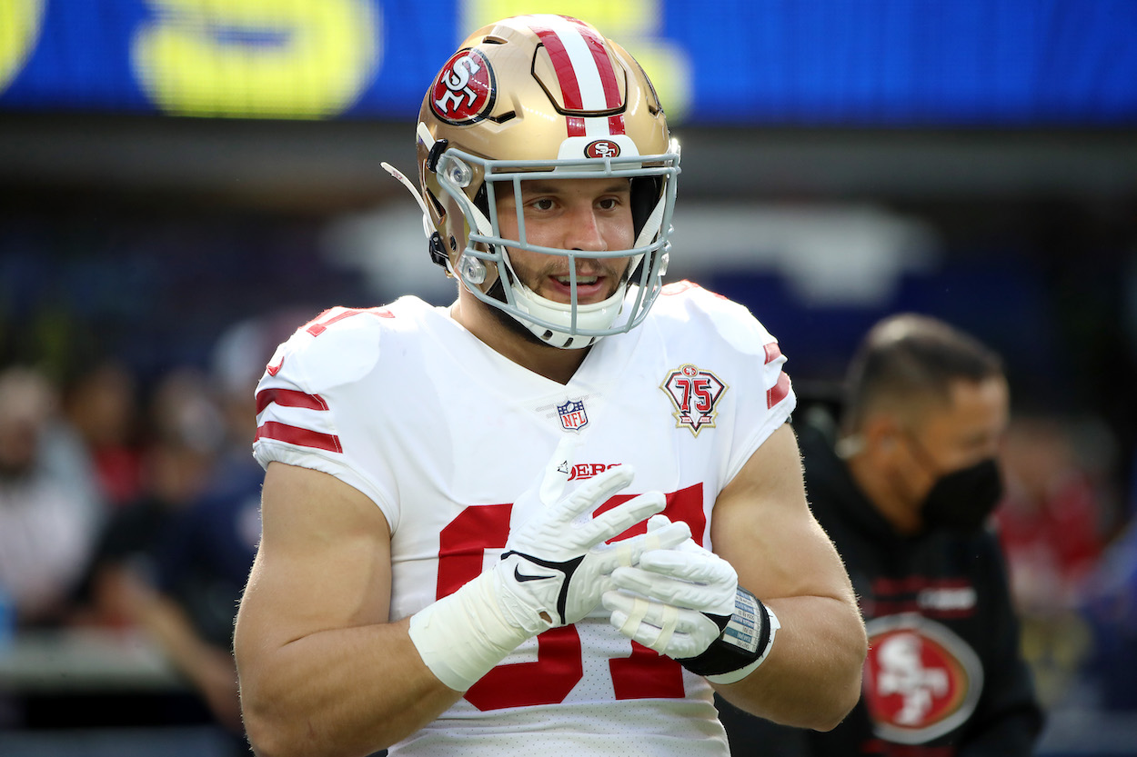 49ers DE Nick Bosa.