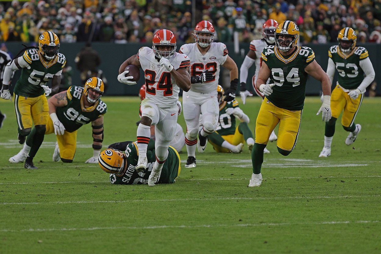 Nick Chubb vs. the Green Bay Packers