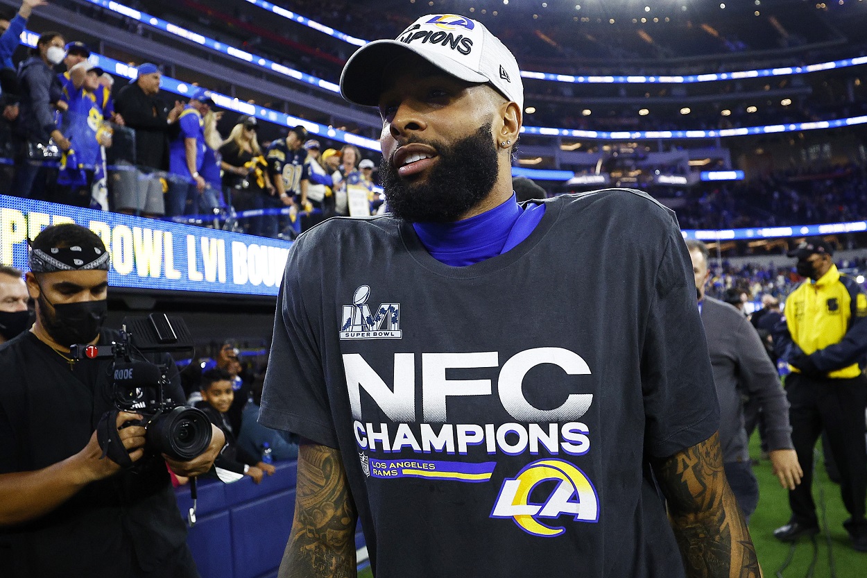 Odell Beckham Jr. Inadvertently Dissed Baker Mayfield and the Cleveland Browns While Celebrating a Super Bowl Berth With the Los Angeles Rams