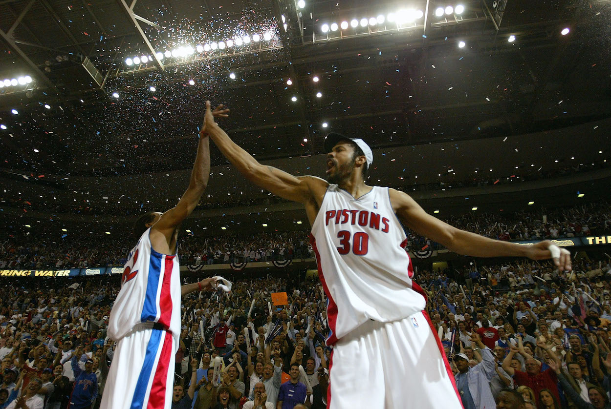 The Detroit Pistons won a championship after acquiring Rasheed Wallace at the 2004 trade deadline.