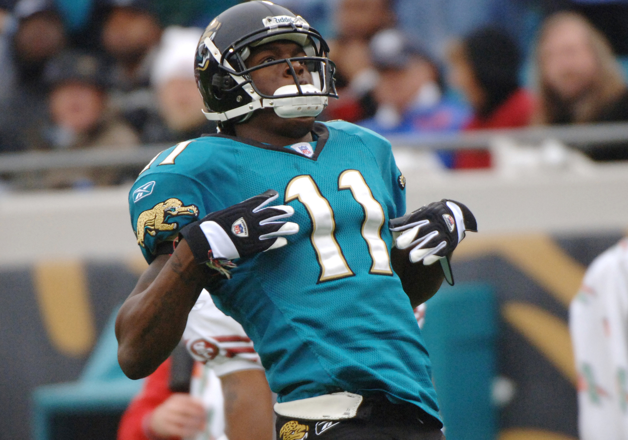Jacksonville Jaguars receiver Reggie Williams in 2005.