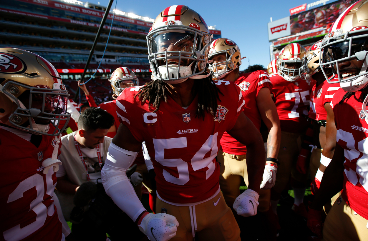 The San Francisco 49ers in 2021.