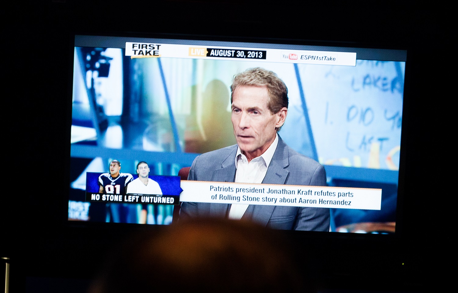 Sports journalist and TV personality, Skip Bayless moved from ESPN to Fox Sports in 2016. | Christopher Capozziello/Washington Post via Getty Images