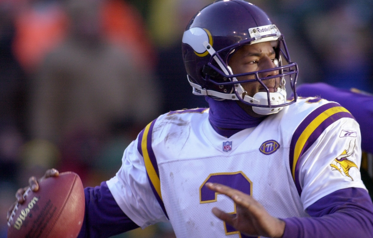 Minnesota Vikings quarterback Spergon Wynn in 2001.