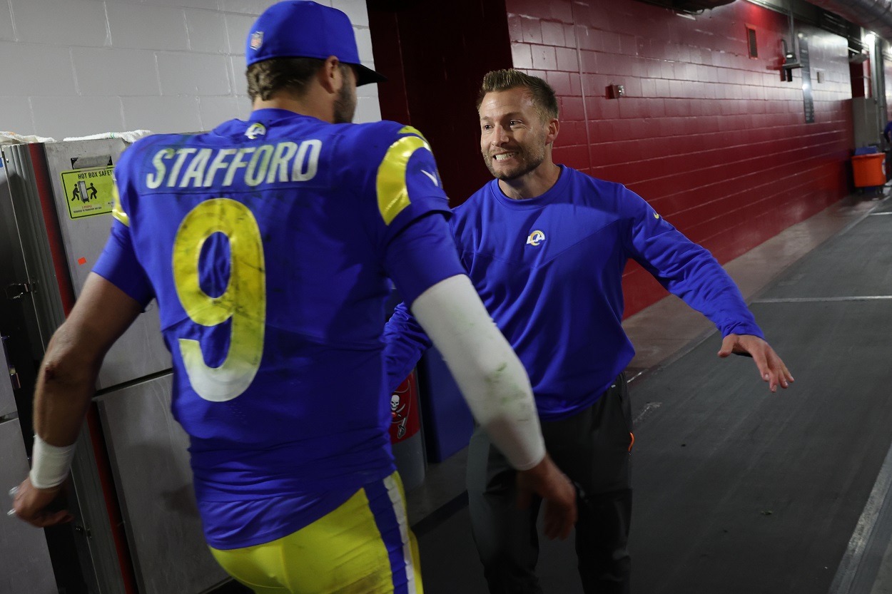 Sean McVay and Matthew Stafford