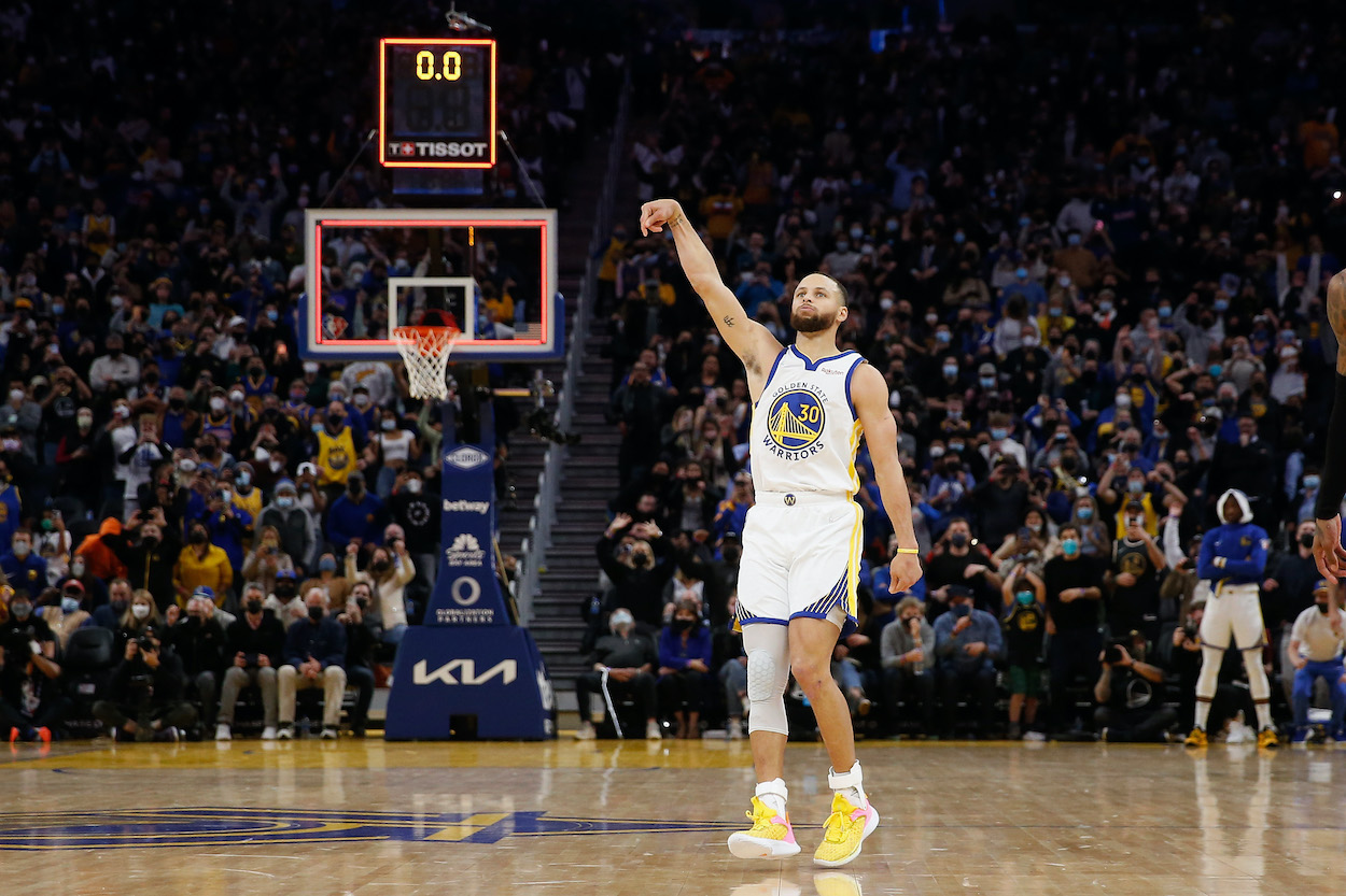 Stephen Curry wasn't too happy after his heroic game-winner on Saturday night.