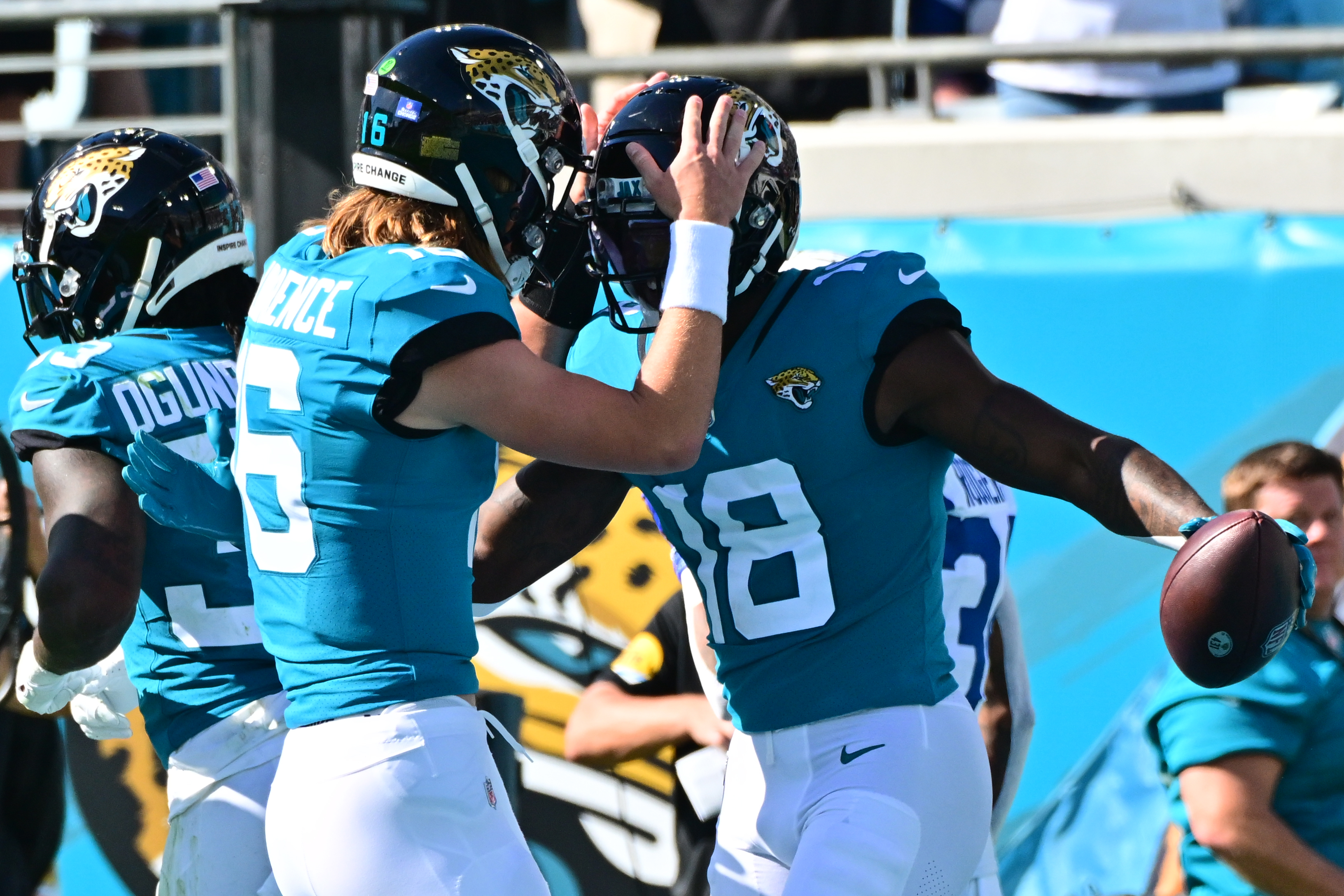 Trevor Lawrence led the Jaguars to an upset of the Colts on Sunday