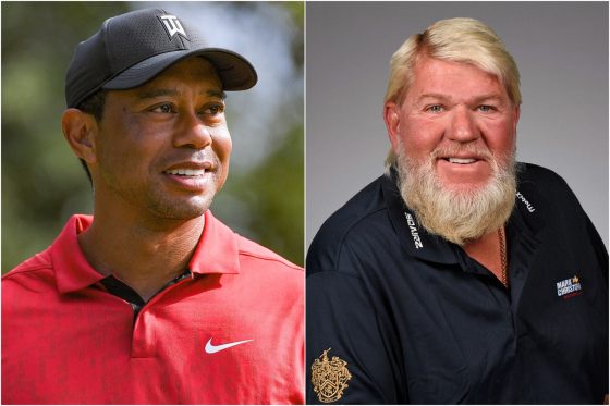 Tiger Woods and John Daly are two of the best-known golfers of their generation.
