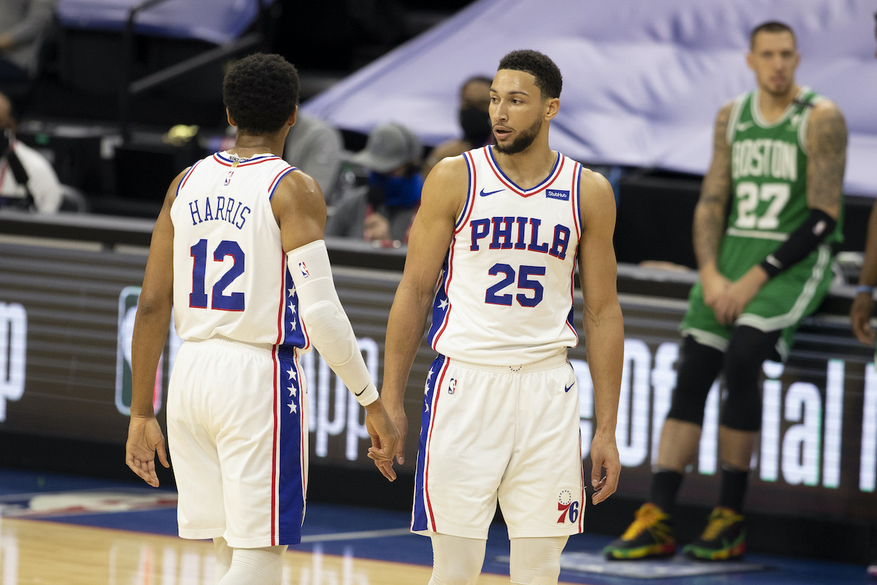 The 76ers might be trying to sneak Tobias Harris into a Ben Simmons trade.