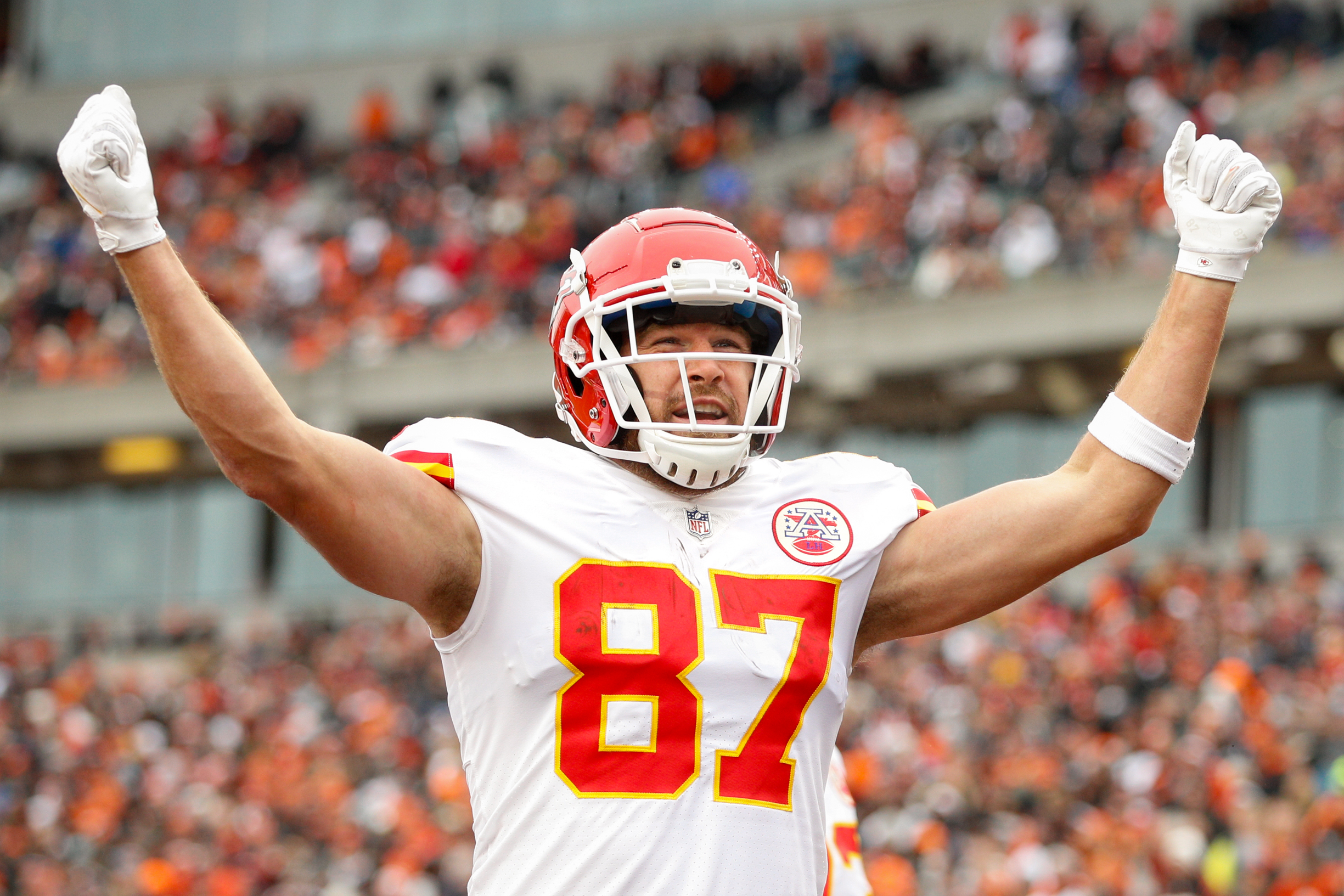 Tight end Travis Kelce and the Chiefs are fighting for the No. 1 seed in the AFC playoffs.