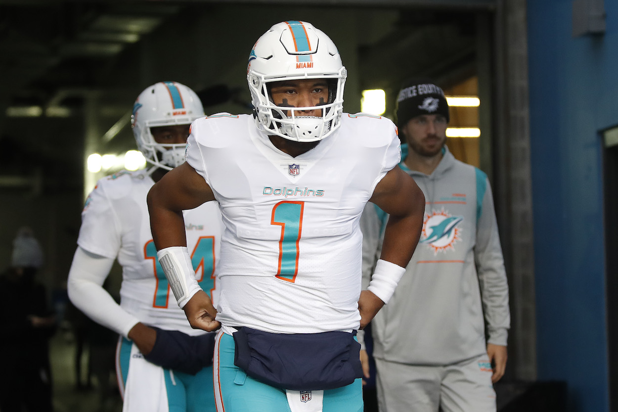 Dolphins QB Tua Tagovailoa.
