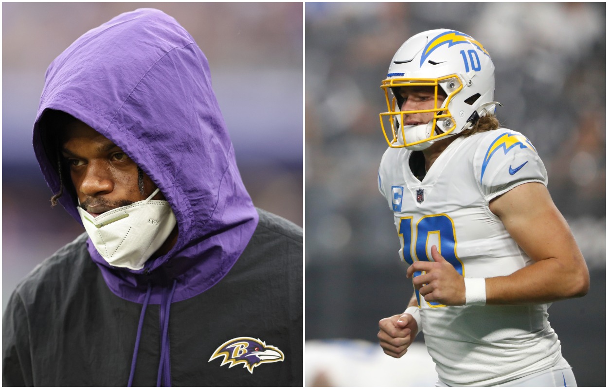 The Ravens and Chargers are two teams most likely to reach the NFL playoffs next year.