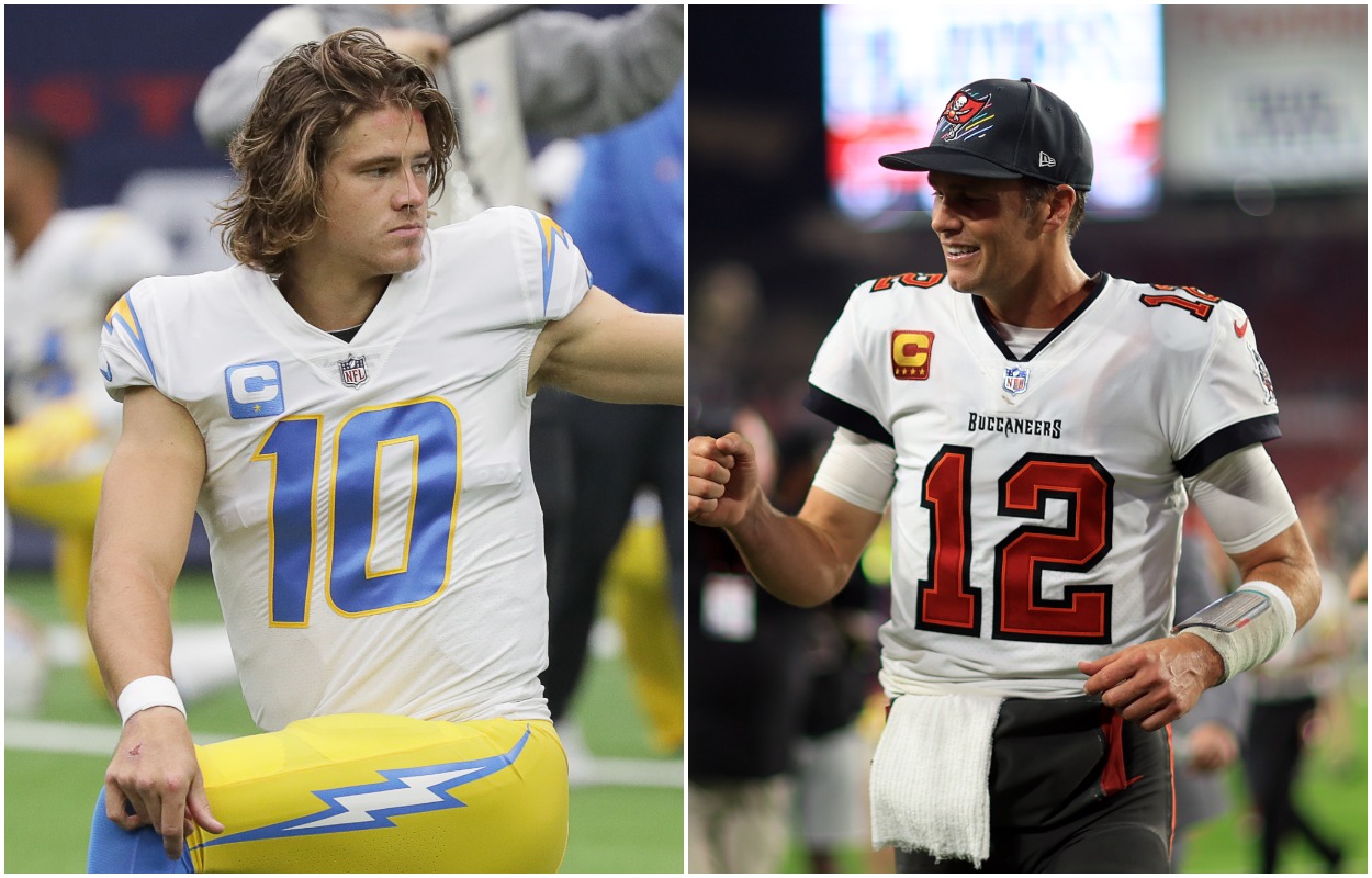 Chargers QB Justin Herbert joined an exclusive club with Tom Brady.