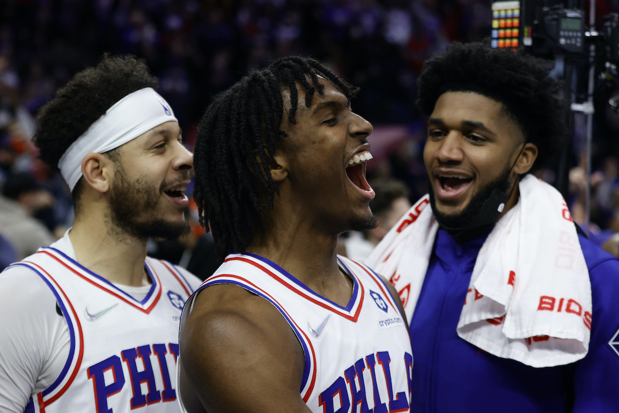 Tyrese Maxey had a career night against the Memphis Grizzlies.