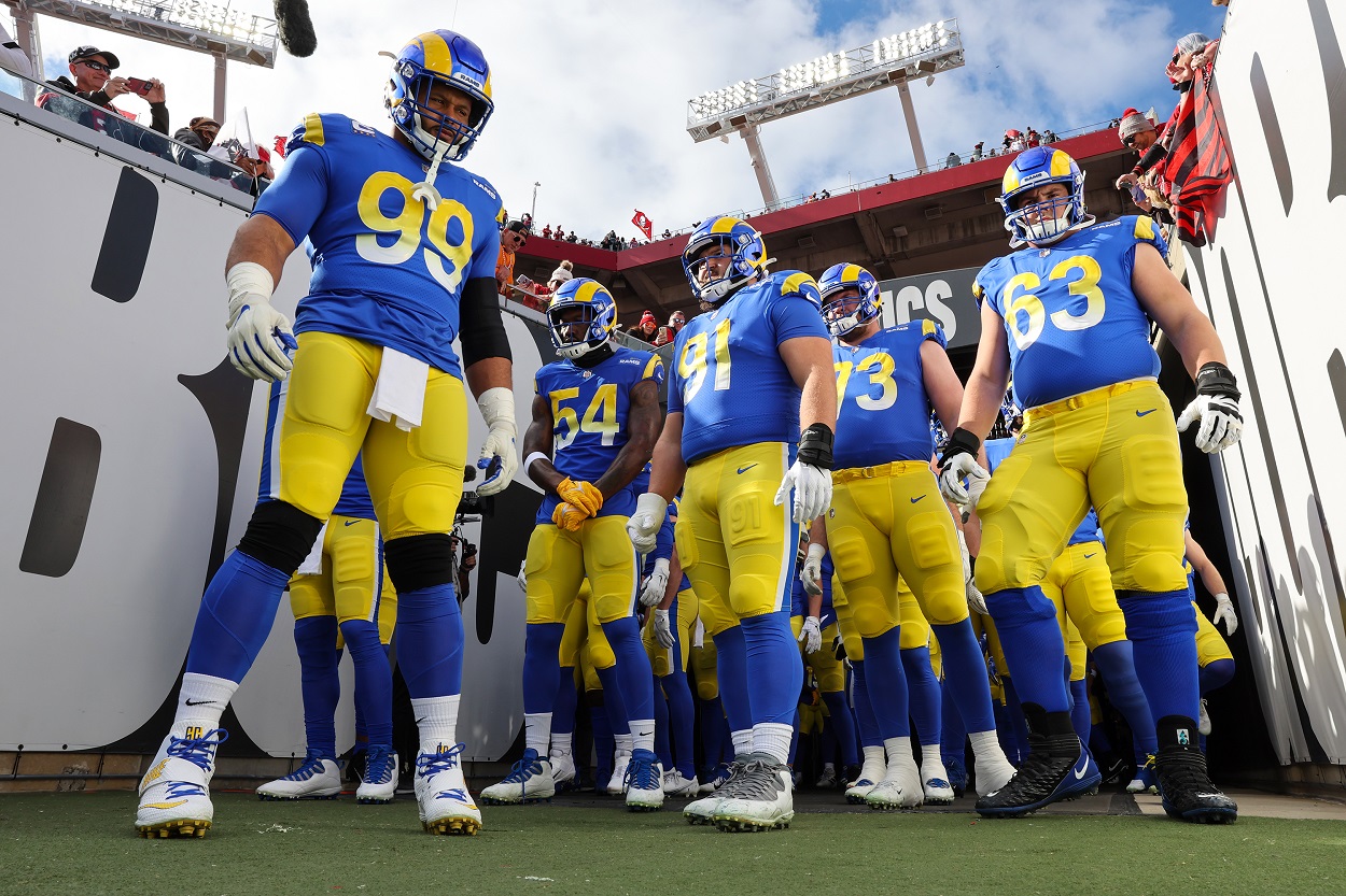 Aaron Donald, DT, Los Angeles Rams. Super Bowl 2022.