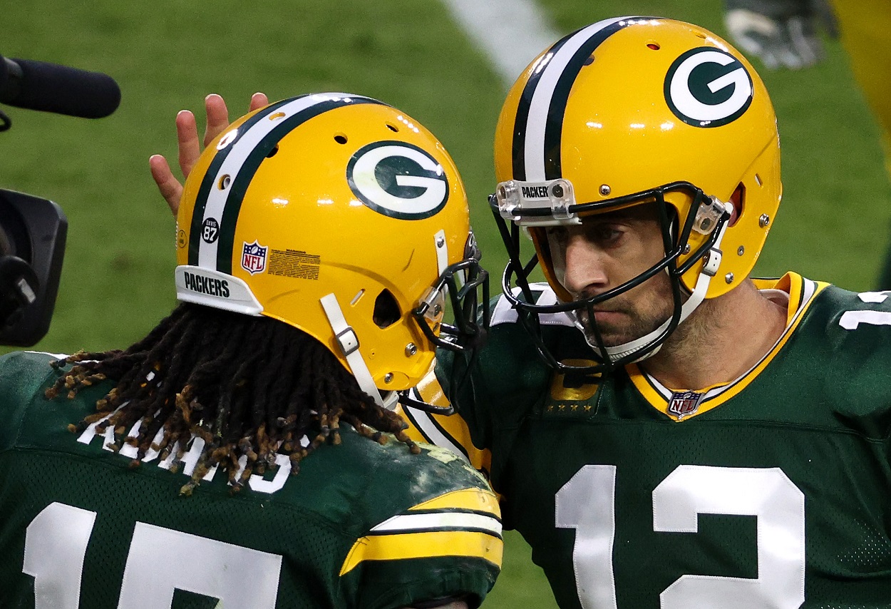 Aaron Rodgers and Davante Adams, Green Bay Packers