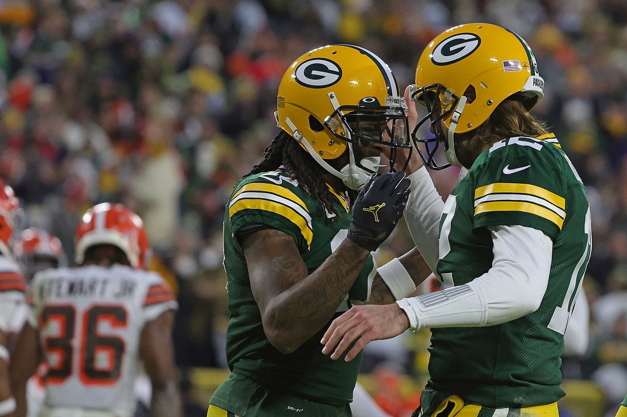 Aaron Rodgers and Davante Adams, Green Bay Packers